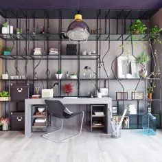 Jak sprytnie wydzielić biuro w salonie bez straty przestrzeni i designu