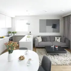 Jak urządzić salon z kuchnią 25m²? 7 porad dla małej przestrzeni